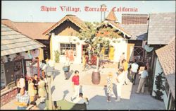 Alpine Village Shopping Center Postcard