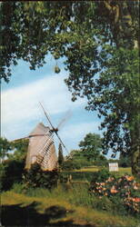 Historic Windmill at Eastham Postcard