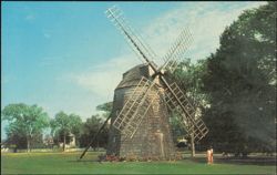Historic Old Mill Built in 1800 Postcard