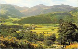 Borrowdale from Watendlath Path Landscape Postcard
