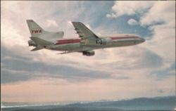 TWA Lockheed L-1011 TriStar In Flight Postcard