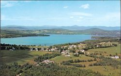 Greensboro and Lake Caspian, Vermont Postcard