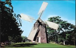 Historic Windmill Built in 1805 in East Hampton Postcard