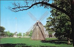 Historic Windmill, Water Mill, Long Island Postcard