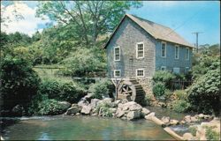 Old Grist Mill, Stony Brook, Built 1668 Postcard