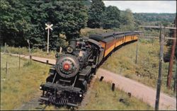 Steamtown USA Engine No. 15 Live Steam Excursion Postcard
