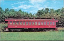 Strasburg Rail Road Passenger Coach No. 3556 Built 1886 Postcard