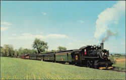Strasburg Railroad Engine #31 in Amish Country Postcard