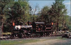 Climax Geared Locomotive 6 White Mountain Central RR Postcard