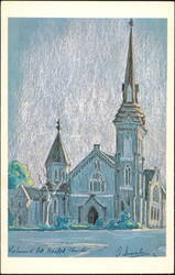 The United Church Richmond Hill Ontario Postcard