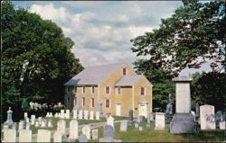 The Old German Church and Cemetery Postcard