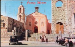 Old Guadalupe Mission Built in 1549 Postcard