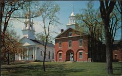 First Congregational Church & Lincoln County Courthouse Postcard