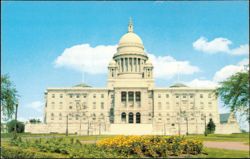 Rhode Island State House, White Georgia Marble Dome Postcard