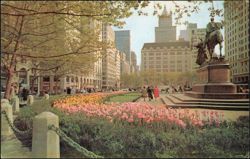 Grand Army Plaza Looking South Down Fifth Avenue Postcard
