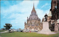 The Octagonal Library of Parliament on Parliament Hill Postcard