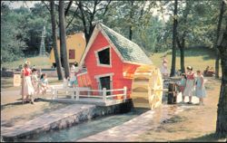 The Jolly Miller, Storybook Gardens Postcard