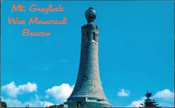 Mt. Greylock War Memorial Beacon, Massachusetts Postcard