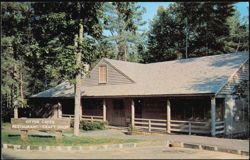 Otter Creek Restaurant and Craft Shop Blue Ridge Parkway Postcard