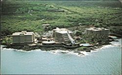 Kona Hilton Hotel on the Orchid Isle of Hawaii Postcard