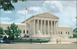 United States Supreme Court Building Washington DC Postcard