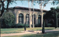Santa Barbara Public Library, Faulkner Memorial Art Reading Postcard