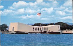 USS Arizona Memorial, Pearl Harbor Postcard
