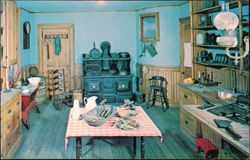 Batsto Mansion Kitchen Wharton State Forest New Jersey Postcard
