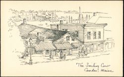 The Smiling Cow Storefront Drawing Postcard