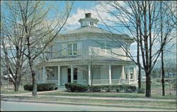 Red Hook Public Library Octagon House Postcard