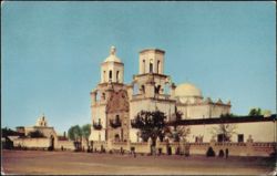 Mission San Xavier del Bac, White Dove of the Desert Postcard