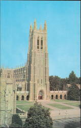 Duke University Chapel Tower in Durham, North Carolina Postcard
