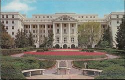 The Greenbrier - North Entrance and Formal Gardens Postcard