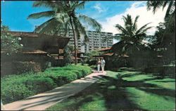 Royal Lahaina Resort Path Kaanapali Beach Maui Hawaii Postcard