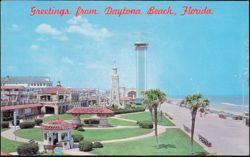 Oceanfront Park Looking North Postcard