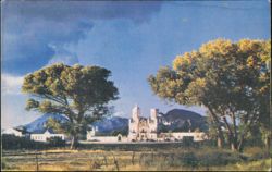 San Xavier Del Bac Shrine on the Desert Postcard