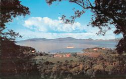 Caneel Bay in Early Morning Light with St. Thomas Postcard