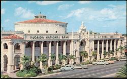 Florida National Bank at Coral Gables Postcard
