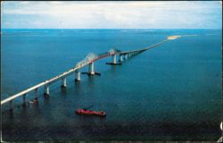 Sunshine Skyway Bridge Postcard