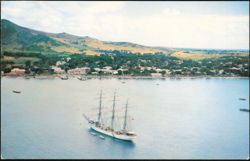 Roadstead at Frederiksted Postcard