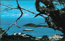 Charlotte Amalie Harbor from Rapune Hill Postcard