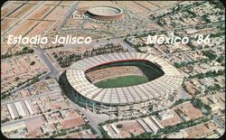 Estadio Jalisco and Plaza Monumental Bullring Postcard