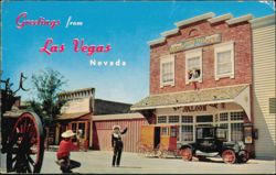 Last Frontier Village - Greetings From Las Vegas Nevada Postcard
