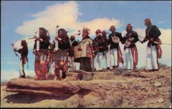 Hopi Dancers Gallup New Mexico Indian Ceremonials Postcard