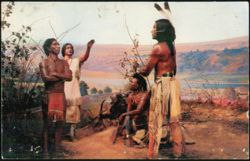 New York State Museum Exhibit: Mohawk Valley Warriors Postcard