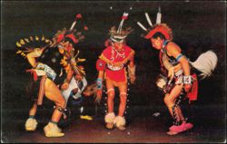 Horse Tail Dance of the Taos Pueblo Indian Tribe Postcard
