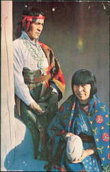 Pueblo Indians of the Rio Grande Valley Postcard