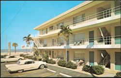 Rix Motel - Clearwater Beach, Florida Postcard