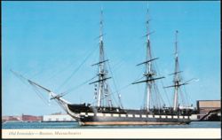 U.S.F. Constitution (Old Ironsides) Postcard