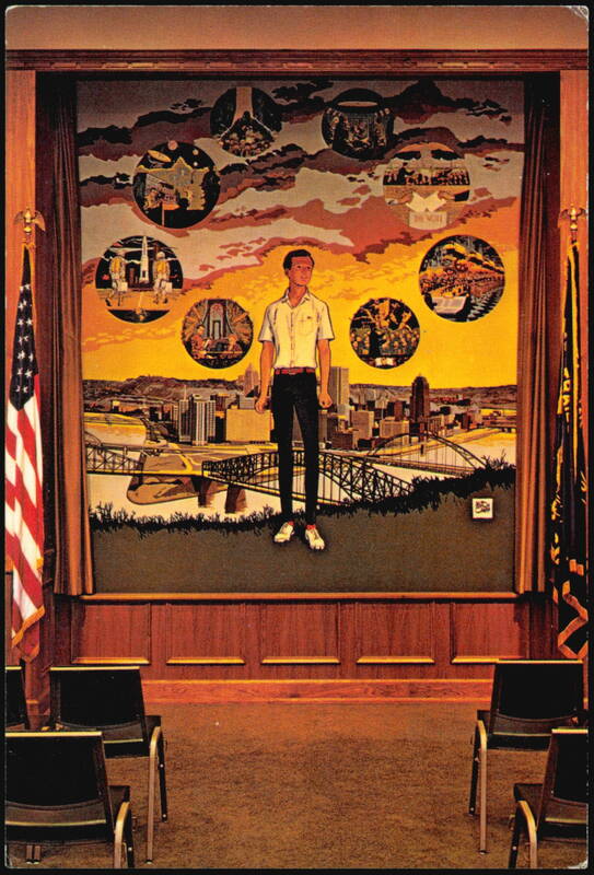 You Are the Flag Mural by Milton Caniff Flag Room Pittsburgh Pennsylvania
